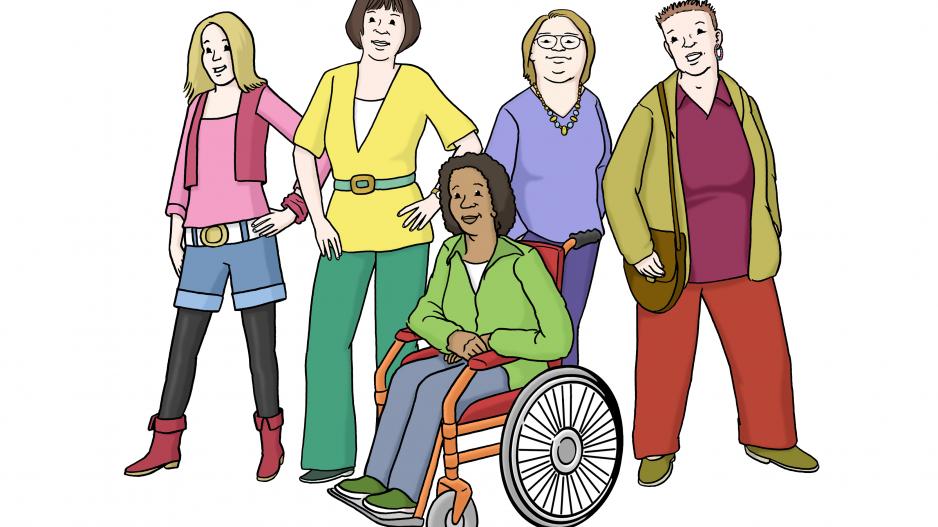 Diverse Kulturschaffende Eine Gruppe diverser Kulturschaffender